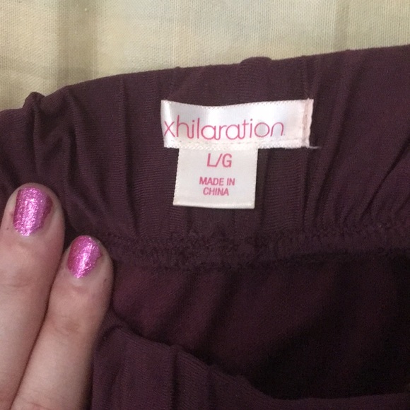 Xhilaration for Target Burgundy Skirt Size L - Picture 2 of 3
